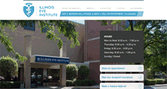 Desktop Screenshot of illinoiseyeinstitute.org